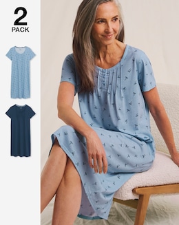 Julipa (2 Pack) Value Maxi Nighties