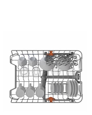 Hotpoint HP2FE10CS90BUK Slimline Dishwasher - 10 Place Settings - Black