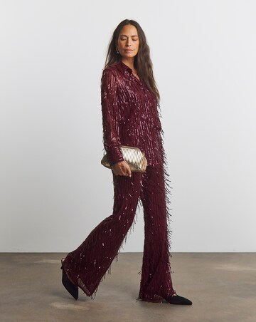 Joanna Hope Sequin Trousers