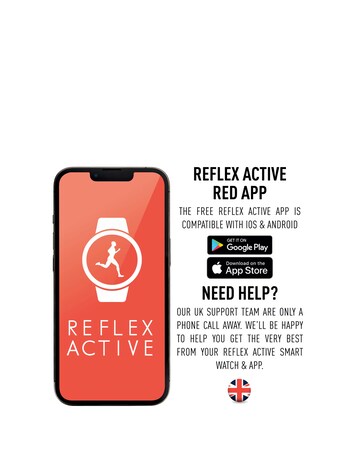 Reflex Active Series 23 Calling Smart Watch - Black