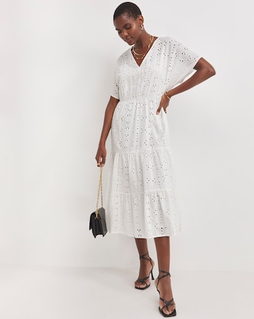 Broderie Smock Dress