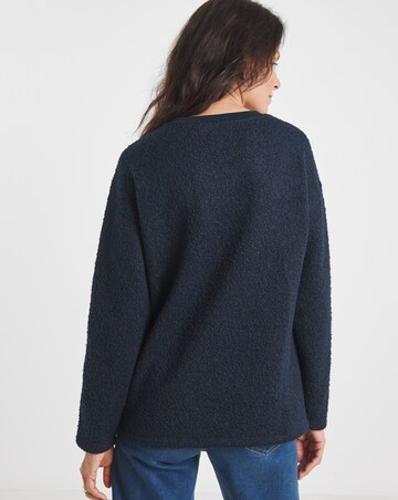 Boucle Supersoft V-Neck Sweatshirt