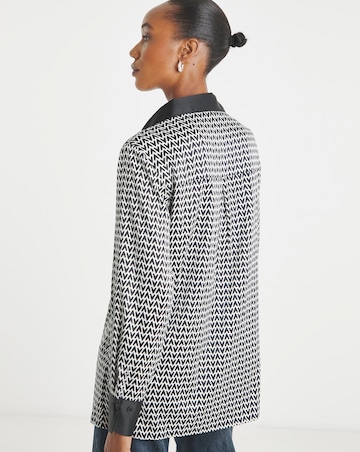 Printed Satin Long Sleeve Shirt