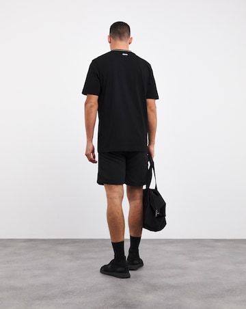 BOSS Logo Neckline Black T-shirt