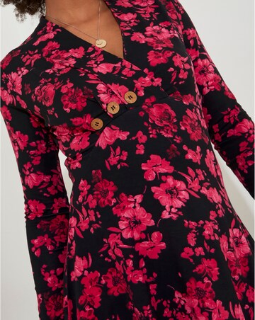 Joe Browns Button Detail Printed Jersey Tunic