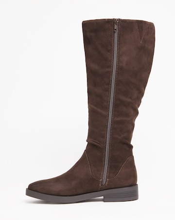 Evren Ruched Boot - Standard Fit (D) & Standard Calf