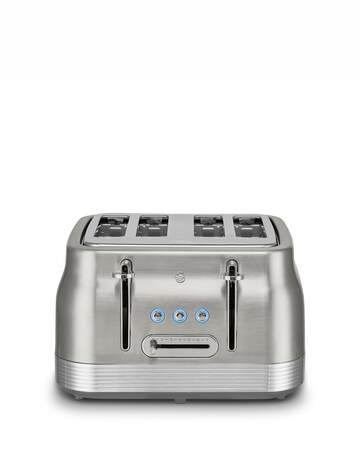 Swan Retro Revive 4 Slice Toaster Stainless Steel