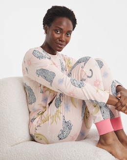 Chelsea Peers Jersey Crew Neck Pyjama Set