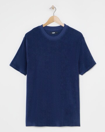 Towelling Crew Neck T-Shirt