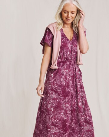 Julipa Gathered Waist Midi Dress