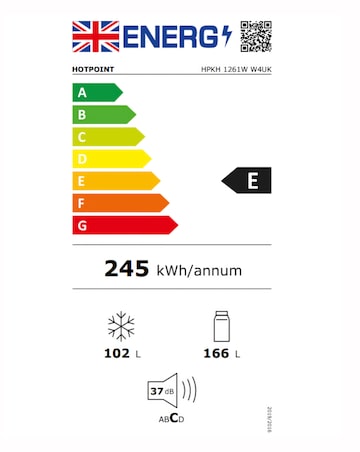 Hotpoint HPKH1261WW4UK 50/50 Fridge Freezer With Water Dispenser - White