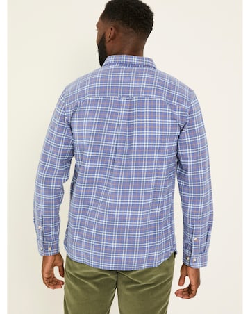 Fatface Acton Check Shirt - Purple