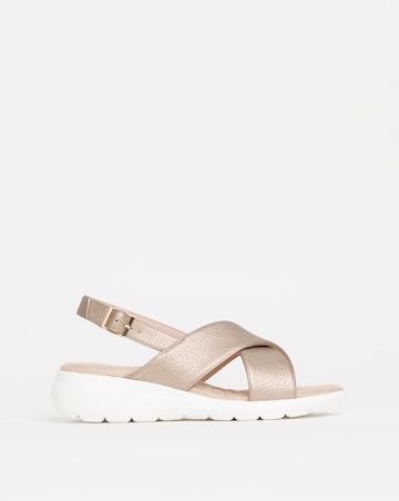 Cushion Walk Bronze Crossover Sandal- Extra Wide Fit (EEE)