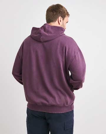 Acid Wash Oversized Hoodie