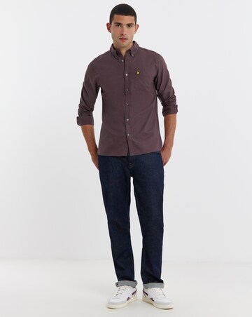 Lyle & Scott Long Sleeve Classic Oxford Shirt - Espresso