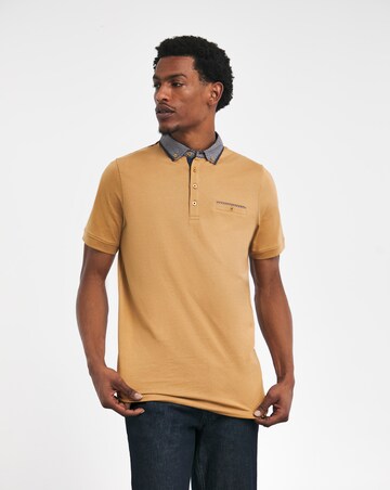 Joe Browns Printed Collar Polo Shirt Long Length