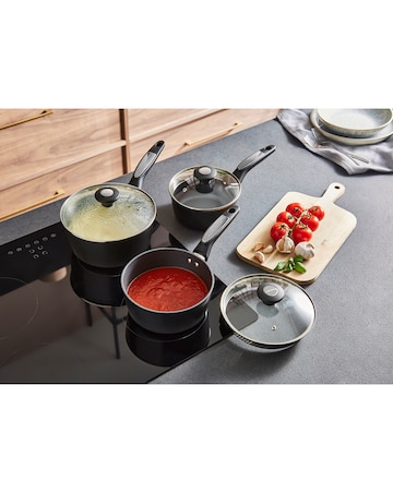 Morphy Richards Forged Aluminium 3 Piece Saucepan Set