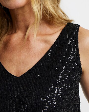 Sequin Vest