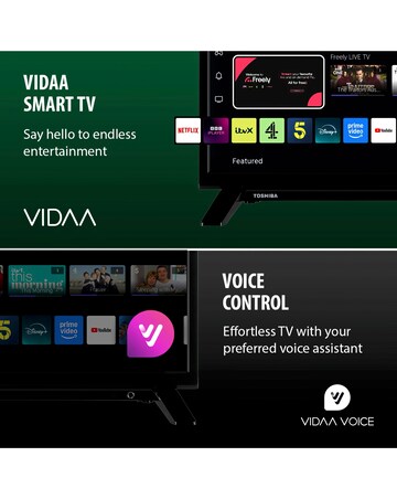 Toshiba 24WV2553DB 24in HD TV with Freely