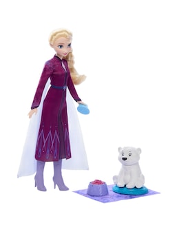 Disney Frozen Fashion Doll Elsa &amp; Baby Bear Set