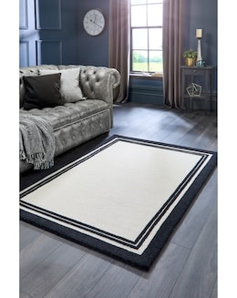 Piper Border Woollen Rug