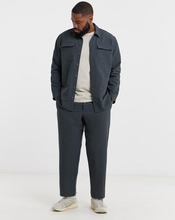 Jack & Jones Point Commute Travel Shirt - Grey