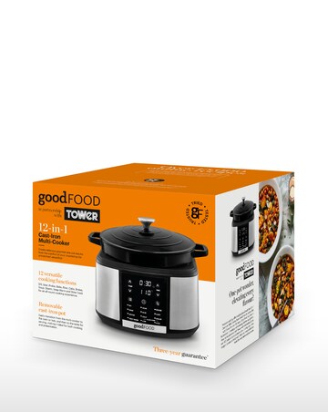 Good Food GF16012 12-in-1 Cast Iron Multi-Cooker