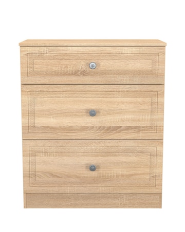 Richmond Ready Assembled 3 Drawer Chest