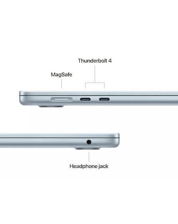 Apple MacBook Air (M4, 2025) 15in 10-Core CPU 10-Core GPU 16GB 256GB - Sky Blue