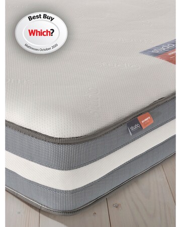 Silentnight Studio 1000 Pocket Memory Rolled Mattress - Medium Soft