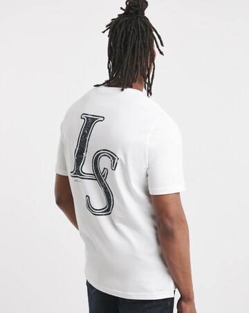 Lyle & Scott Short Sleeve Back Graphic T-Shirt - White