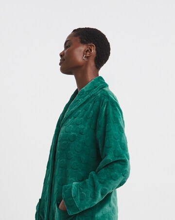 Pretty Secrets Button Fleece Dressing Gown