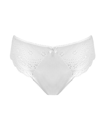 Pour Moi Swoon Broderie Midi Brief White