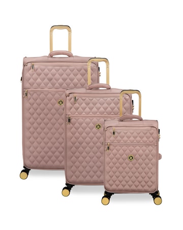 IT Luggage Glimmering 3pc Suitcase Set