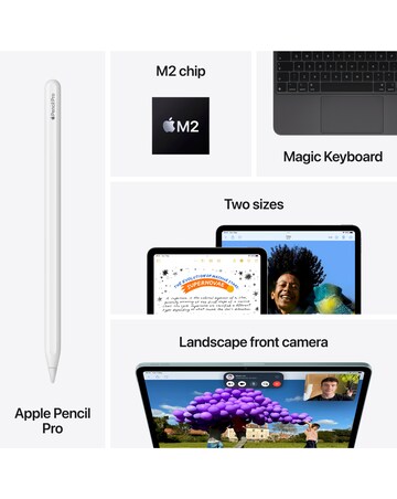Apple iPad Air (M2, 2024) 11inch Wi-Fi 256GB - Space Grey