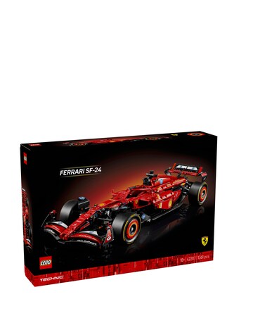 LEGO Technic Ferrari SF-24 F1 Car Model Kit for Adults, Build Your Own 42207