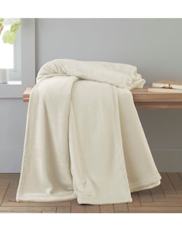 Catherine Lansfield Raschel Velvet Throw