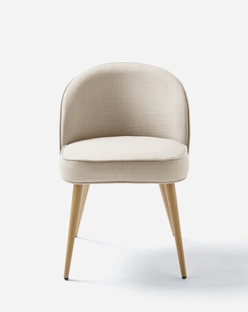 Emilie Fabric Pair of Dining Chairs
