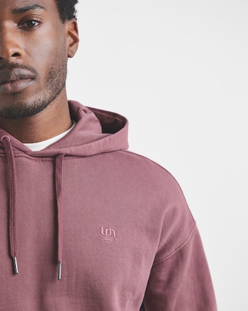 Union Garment Dyed Hoodie-Burgundy