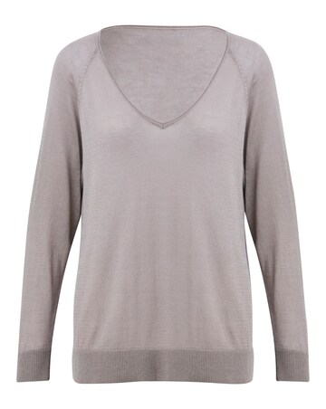 Anthology Fine Gauge V Neck Jumper
