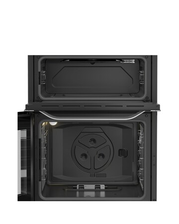 Hotpoint HDG6GDCWX 60cm Gas Double Cooker with Glass Lid Stainless Steel Install