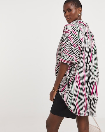 Printed Oversized Blouse