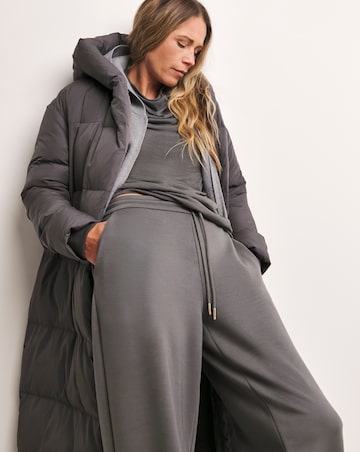 Anthology Charcoal Feather & Down Padded Coat