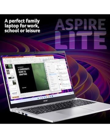 Acer Aspire Lite Laptop - 15.6in FHD Intel N150 4GB 128GB