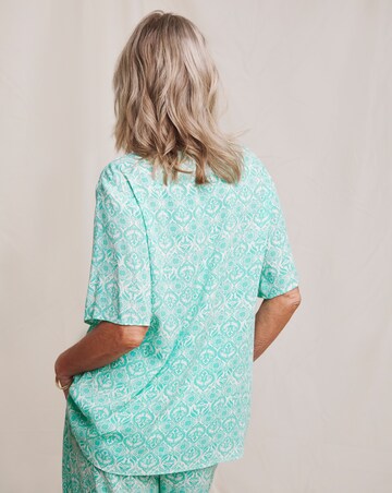 Julipa V Neck Crinkle Top