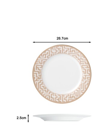 Waterside Gold Maze 20 Piece Dinner Set