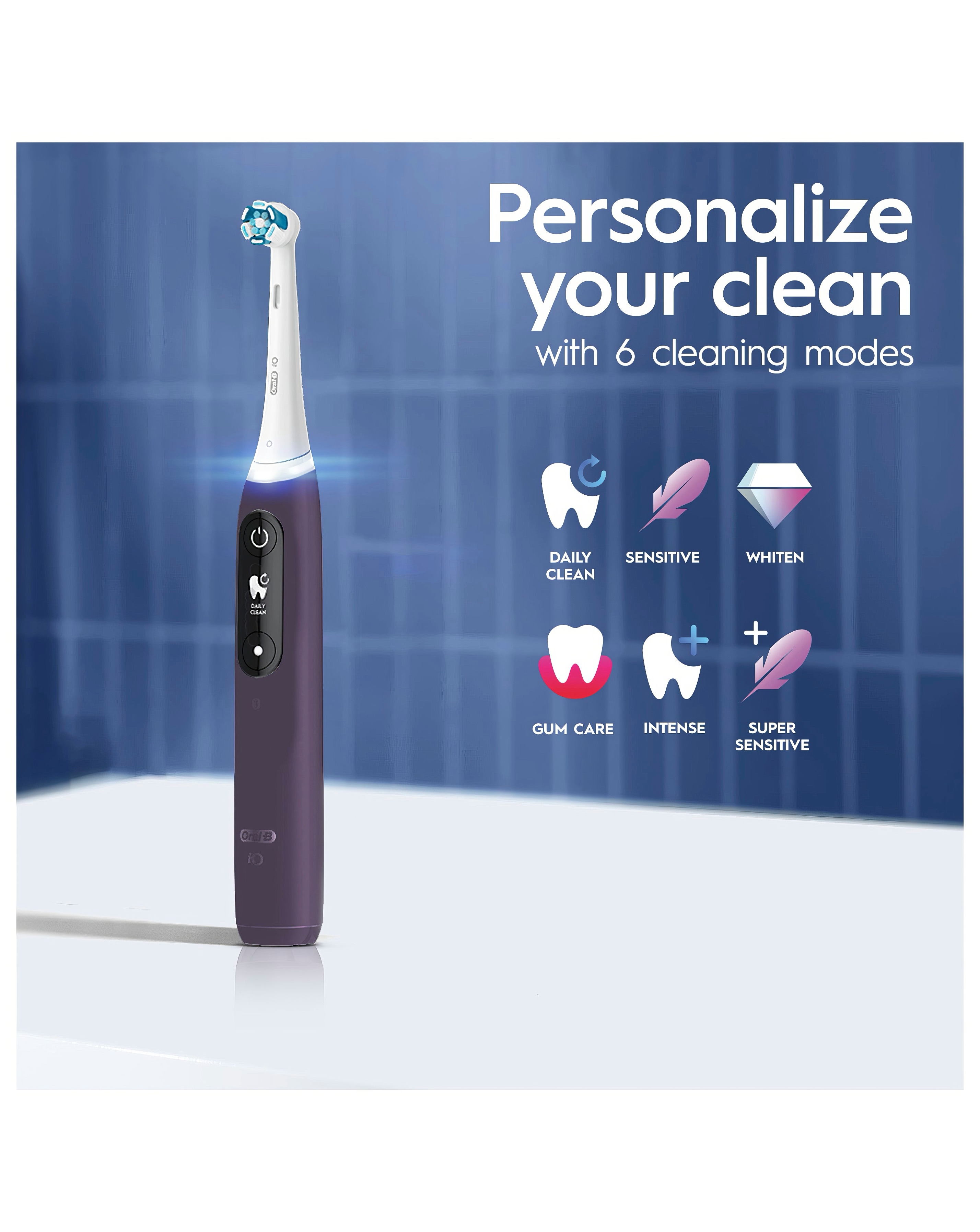 【新品】Oral-B iO Series 8 Violet Ametrine iO Series 8 Twin Pack in violet ametrine | Oral-B