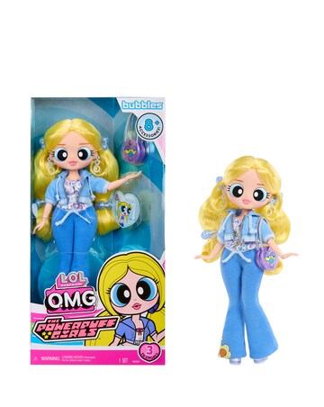 L.O.L. Surprise OMG Fashion Doll - PowerPuff Girls Bubbles