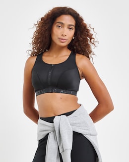 High Impact Zip Front Sports Bra B-F