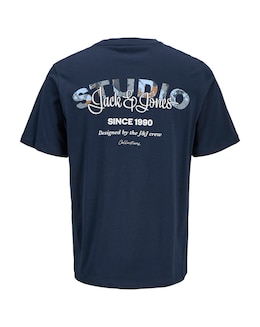 Jack &amp; Jones Yuki Back T-Shirt Crew Neck